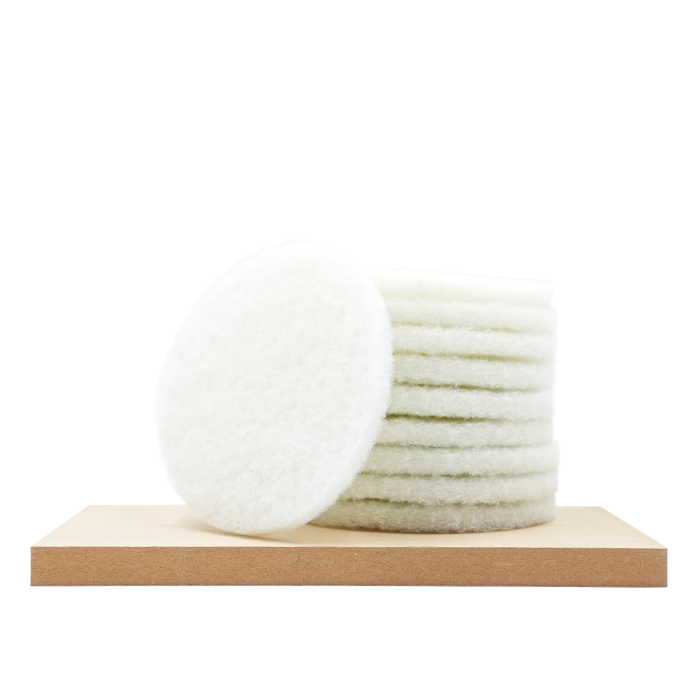 Rubio Monocoat Ronde Witte Pad 5,9 inch/15cm